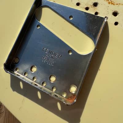 1963 thru 1977 Fender Telecaster Bridge  PAT.PEND. Tele Plate USA  RI  - 60’s 70’s image 22