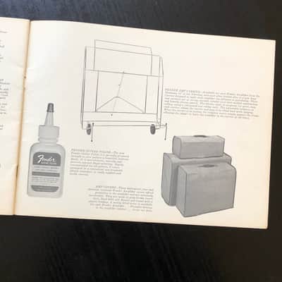 Fender Catalog  1962-63 near mint image 5