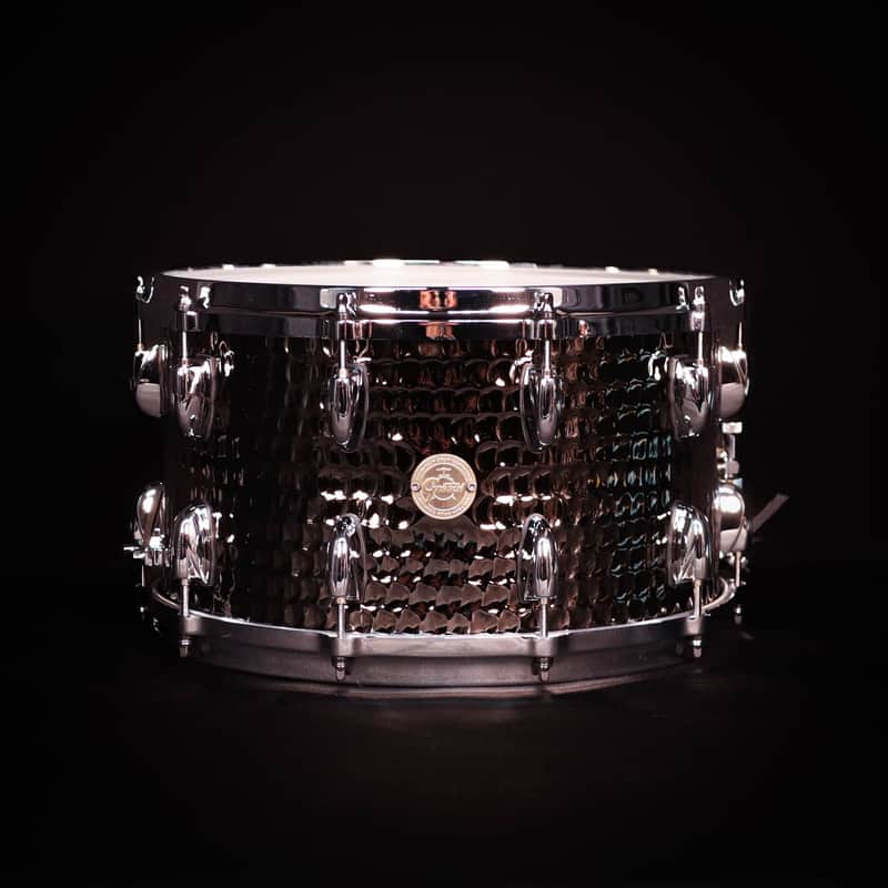 Gretsch 14" x 8" Hammered Black Steel Snare image 1