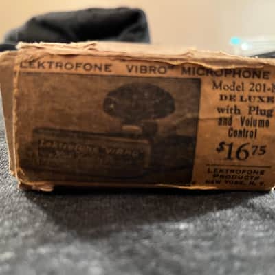 Lektrofone Deluxe 201-M Vibro microphone/ pickup 1940's? image 13