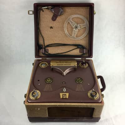 Vintage Webster Chicago WebcorTape Recorder 210-1 with Case & Microphone image 1