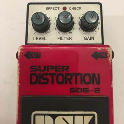 PSK SDS-2 Super Distortion Rare Vintage Guitar Effect Pedal Made In Korea image 2