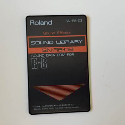 Roland R8 Sound Effects SN-R8-03 Sound data rom pcm card for R-8 R-8m