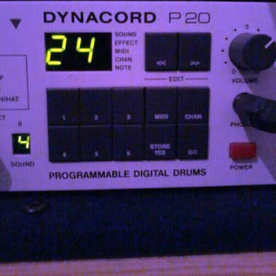 Vintage Dynacord P-20 programmable Digital Drums with 5 catridges image 7