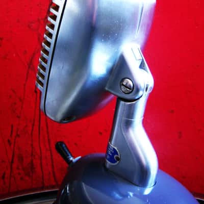 Vintage 1940's Shure 51 dynamic Microphone w S36 stand prop repair Nat King Cole # 1 image 10