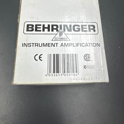 Behringer FS112B 2-Button Bass Amp Footswitch 2010s - Gold/Black image 2