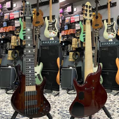 Miura Guitars U.S.A. MB-R 6st Cocopolo Top / Ash Body / Ebony Fingerboard  6 strings Hi-end Bass guitar image 1