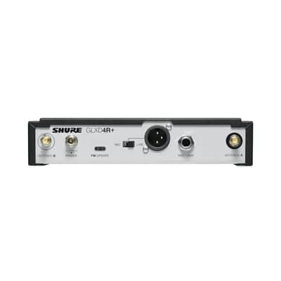 Shure GLXD14R+/B98-Z3 The GLX-D+ Dual Band Wireless Rack System features the precision-crafted BETA 98H/C flexible Gooseneck microphone image 5