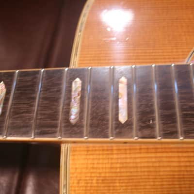 1975 Yairi YW-600 Dreadnought Guitar New Jacaranda Natural+Vintage Hard Case Bargain! image 24