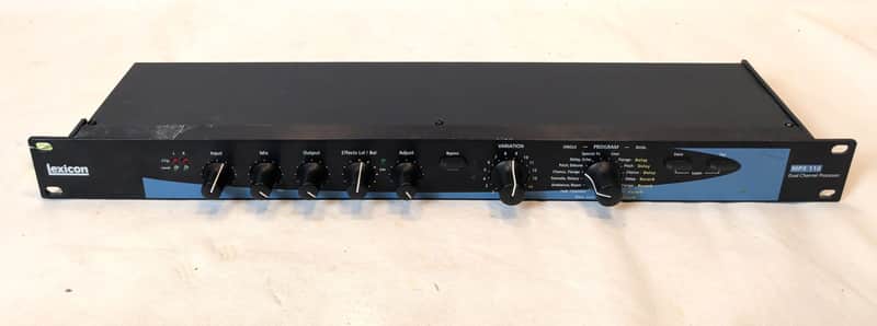 Lexicon MPX 100 Dual Channel Processor 1990s - Black image 1