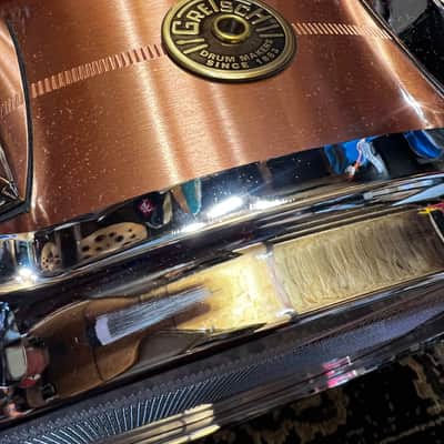 Gretsch G4160C2 USA Custom Copper 5x14" Snare Drum - Copper image 2