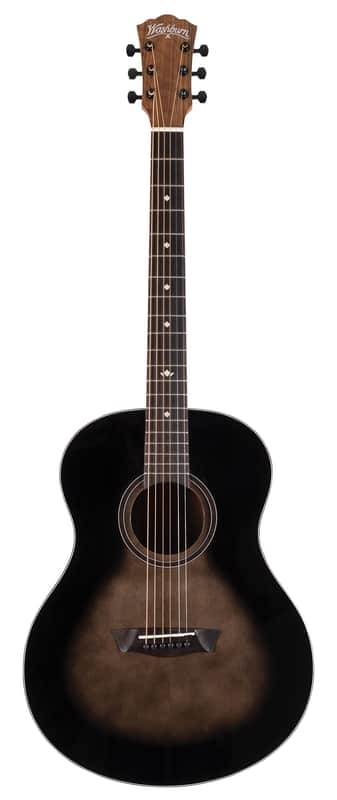 Washburn Novo S9 Bella Tono Studio Acoustic Guitar - Gloss Charcoal Burst image 1