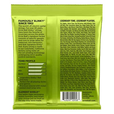 Regular Slinky 8-String Nickel Wound Electric Guitar 10-74 Gauge Extended Range Guitar String Set image 2