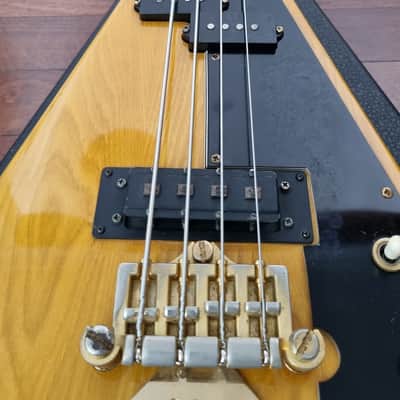 Greco FVB 900 Flying V Bass 1977 - Natural image 2