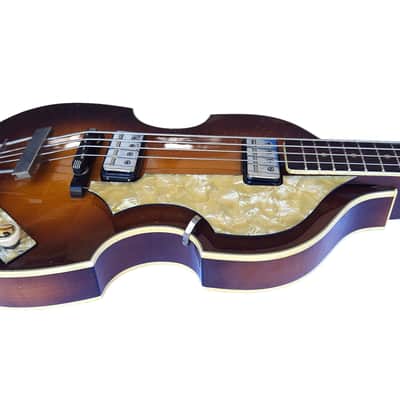 1964 Hofner 500/1 shortscale violin bass in Sunburst (Restauriert, Vintage, Hföern, Beatle) image 5