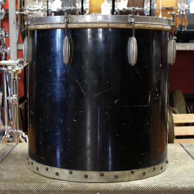 1930s Slingerland 16x16 Floor Tom Black Lacquer image 5