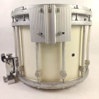 Yamaha 12x14"SFZ Marching Snare Drum Piano White Japan Die-Cast Rims/Hoops MS914 image 7