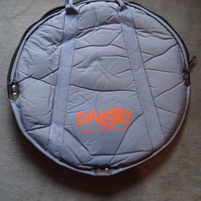 Paiste  RARE vintage Collectable cymbal soft bag 70s-80s  - Blue 🔵 and yellow 🟡 image 2