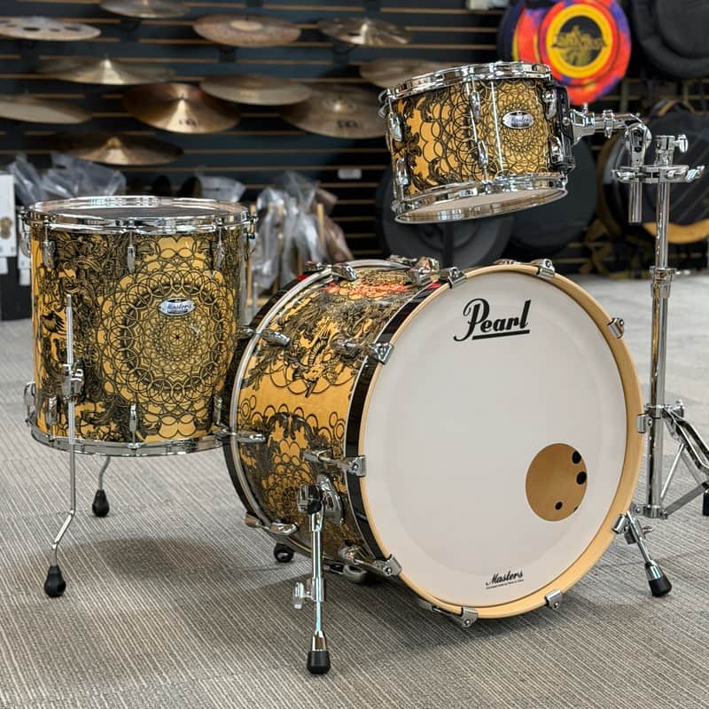 PEARL MASTERS MAPLE COMPLETE 22-12-16 CAIN & ABEL - USED image 1