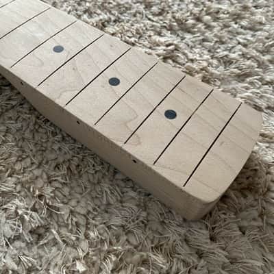 Maple Wood 4 String Bass Neck, 20 Frets Fingerboard Fretboard image 5