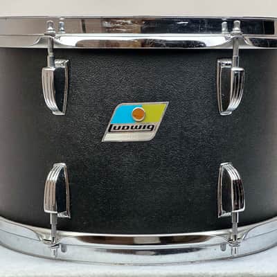 Ludwig 18/12/14" VIDEO Vintage 70's Jazzette Drum Set - Black Panther image 13