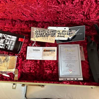 2000 Fender Custom Shop Mary Kaye Stratocaster John Cruz JCQA stamps - Vintage Blonde image 6