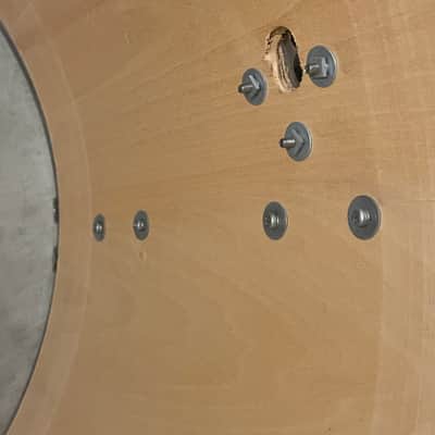 1960’s-1970’s Tempro 3 Piece Drum Kit Silver Sparkle Pearl Stencil Japan 20 / 14 / 12 image 16