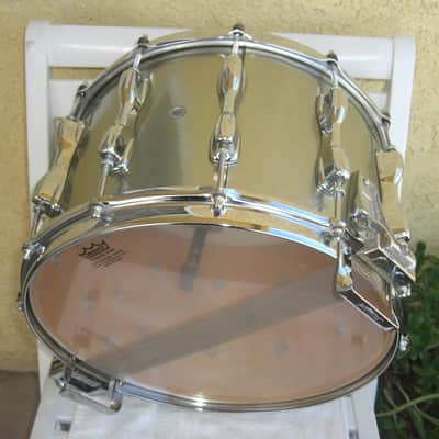 Slingerland Magnum Snare drum 70s/80s era - Silver Mist 14X(9) Mastadon! Near Xlnt Condition! image 7