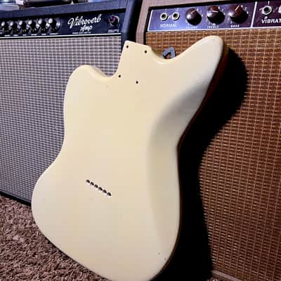 Relic Fender Telemaster Body Alder Vintage Aged Olympic White Offset Telecaster Nitrocellulose 😍 image 6