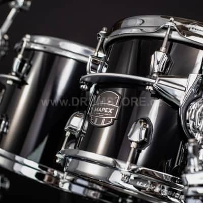 Mapex Saturn Maple Evolution Jazz Kit 18", 10", 12", 14"- Piano Black image 2