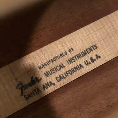 Vintage Fender Newporter 1967 1968 Mahogany Unplayed Original Bulwin Case image 15