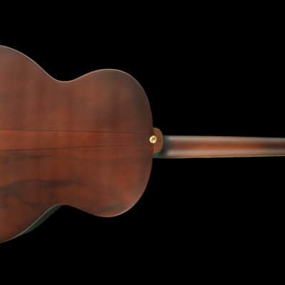 Round hole acoustic luthiery archtop guitar Manouche Gypsy image 8