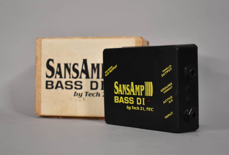 Tech 21 Sans Amp Bass DI Box Black w/Box image 1