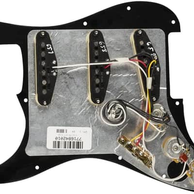 Genuine FENDER Pre-Wired TEX-MEX Loaded Strat 11-Hole Black Pickguard image 10