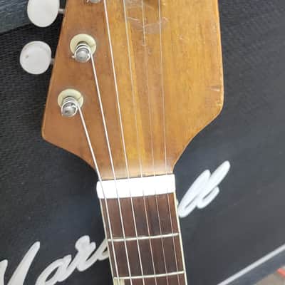 1960's Teisco WG-3L electric guitar, Ry Cooder gold foil pickups BEAT! image 3