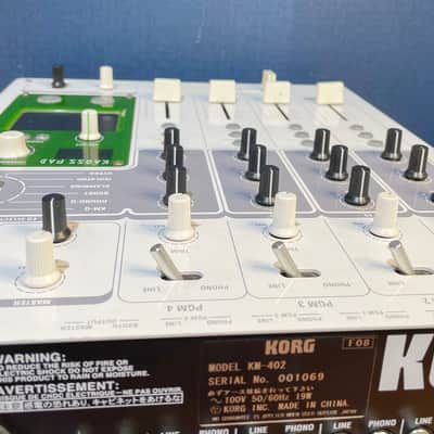 Korg KM-402 Dynamic Dj Mixer W/ Kaoss Pad EQ Selector & Effects image 7
