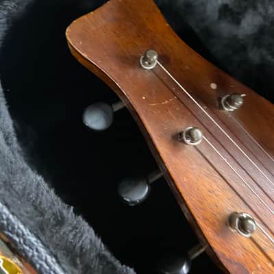 Vintage Hawaiian Music Studio Guitar-Uke - 5 String Steel Style Uke - Includes New HSC! image 8