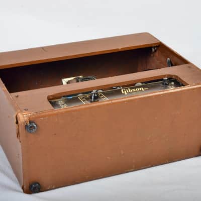 Gibson BR-6F 3-Input 10-Watt 1x10" Guitar Combo 1953 - Brown image 9