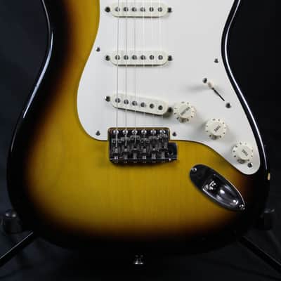 Fender Custom Shop 1956 Stratocaster Relic 2-Tone Sunburst 2002 w/OHSC & COA image 2