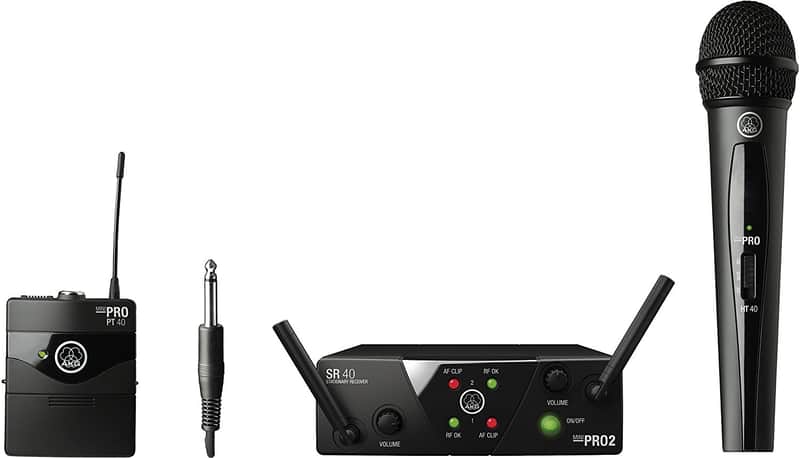 AKG WMS40 Mini Dual Vocal Set - Bands A and B image 1