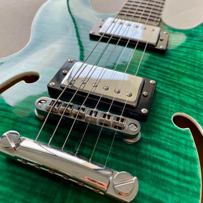 Burj Guitars Prototype #001 Emirati Green image 7