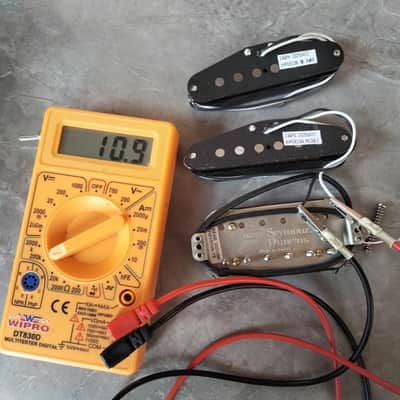 Seymour Duncan Custom Shop Hyperion H-S-S Set W/ Ibanez AZ Dynamic Switch 9 Channels | Ibanez Premium AZ26P1-BK Stock Pickup | Rare unit! | image 9