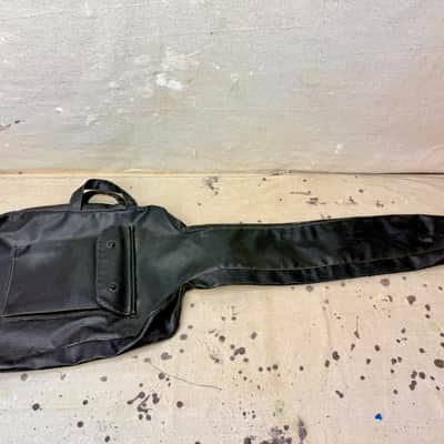 1960's Vintage Black Vinyl Short Scale Bass Guitar Gig Bag Case image 1