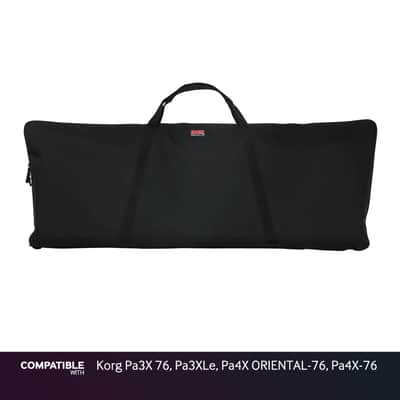 Gator Economy Keyboard Gig Bag for Korg Pa3X 76, Pa3XLe, Pa4X ORIENTAL-76, Pa4X- image 1