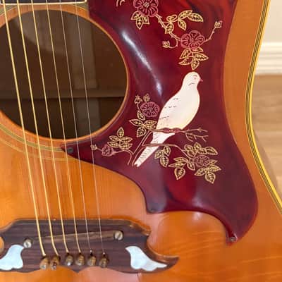 Gibson DOVE 1969 - Natural Top (rare brown maple sides and back) image 4