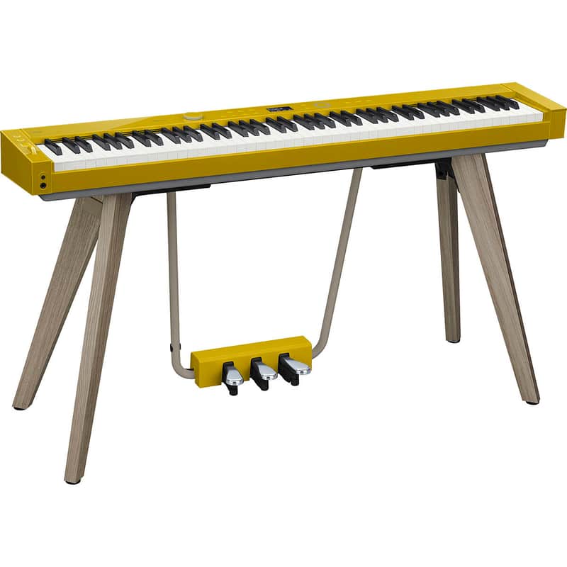 Casio Privia PX-S7000 88-Key Portable Digital Stage Piano with Stand, Harmonious Mustard image 1