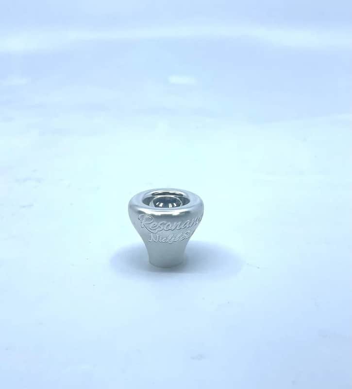 AR Resonance SC 40 Nickel Silver Trumpet Mouthpiece Top - Silver image 1
