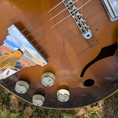 Kay Jazz gutar 1960's - sunburst image 8