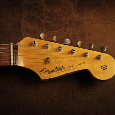 Fender Custom Shop 1959 Stratocaster Relic in Super Faded Aged Shell Pink image 5