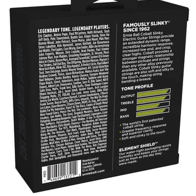 ERNIE BALL 3721 Regular Slinky Cobalt 011-048 3Pak Kobalt plated Steel. Saiten für E-Gitarre image 2